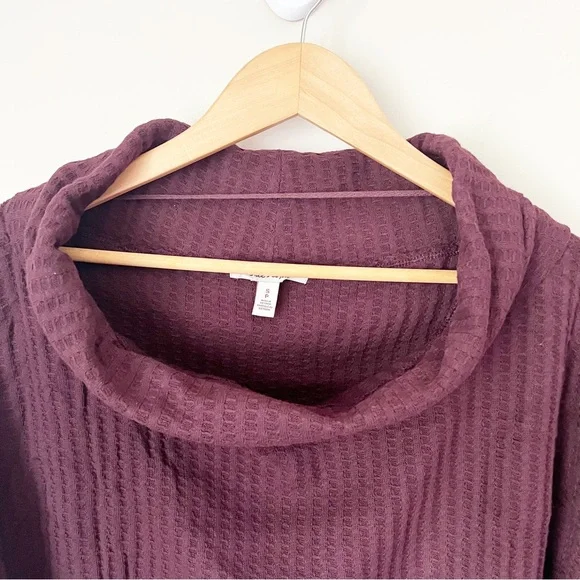 Free People Juicy Long Sleeve Waffle Knit Thermal Top Date Night S NWT - Picture 4 of 10